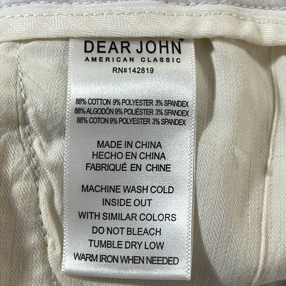 Dear John Denim Women’s Hampton Comfort Short In Thistle Snake Sz 31 NWT - Picture 10 of 13